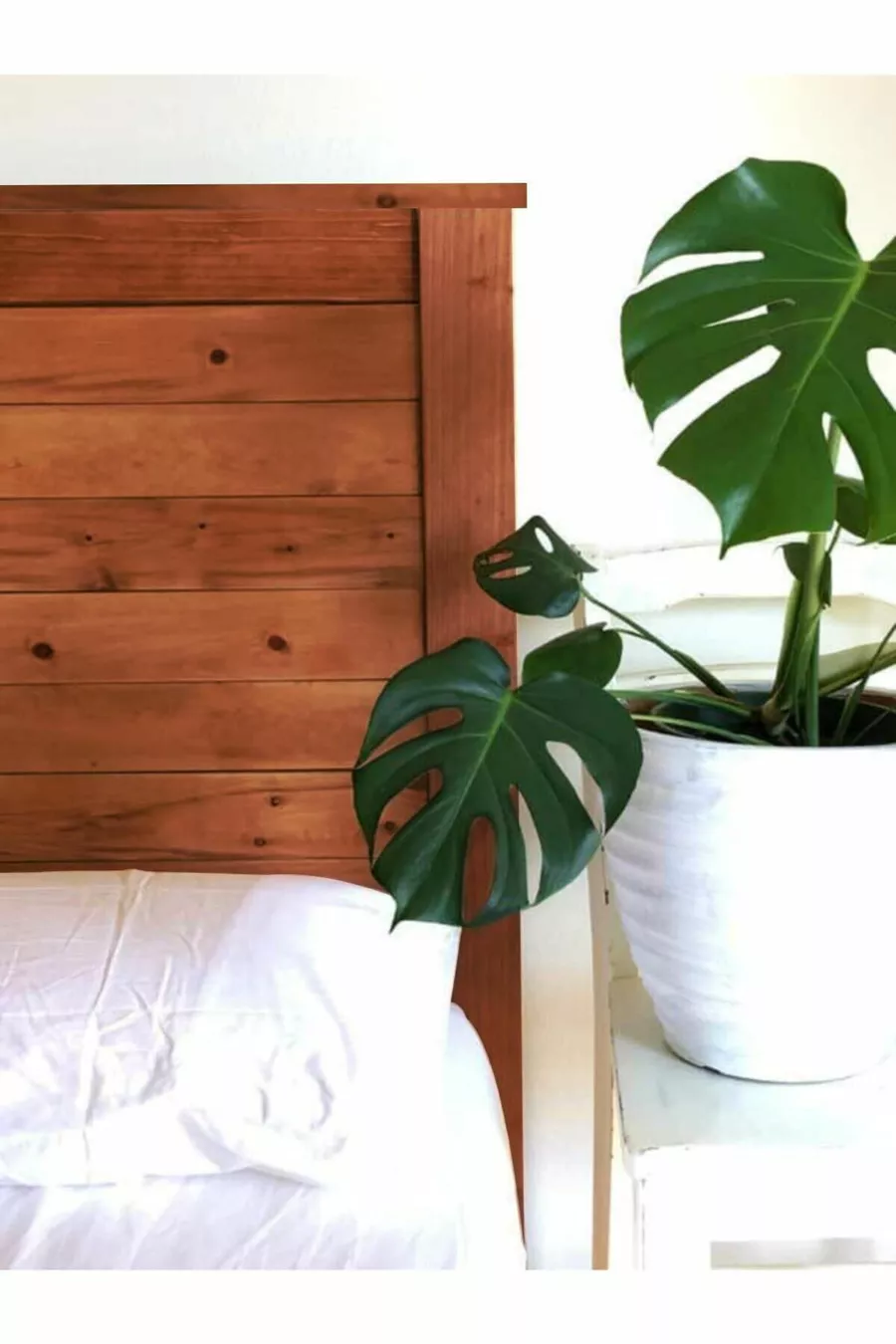 Lit en bois massif naturel Natura avec sommier et tête de lit
