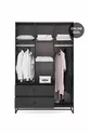 Kalinsta 3-Door Wardrobe - Black