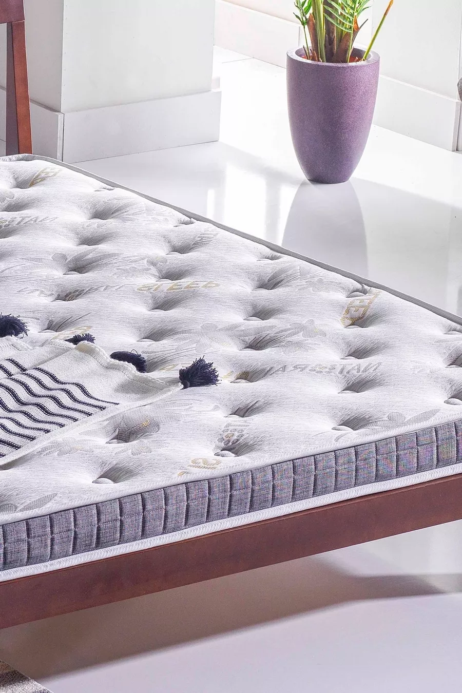 Natural Full Orthopedic Mattress Pad, Mattress Topper, Mattress Pad, Nested Bed / 8 Cm