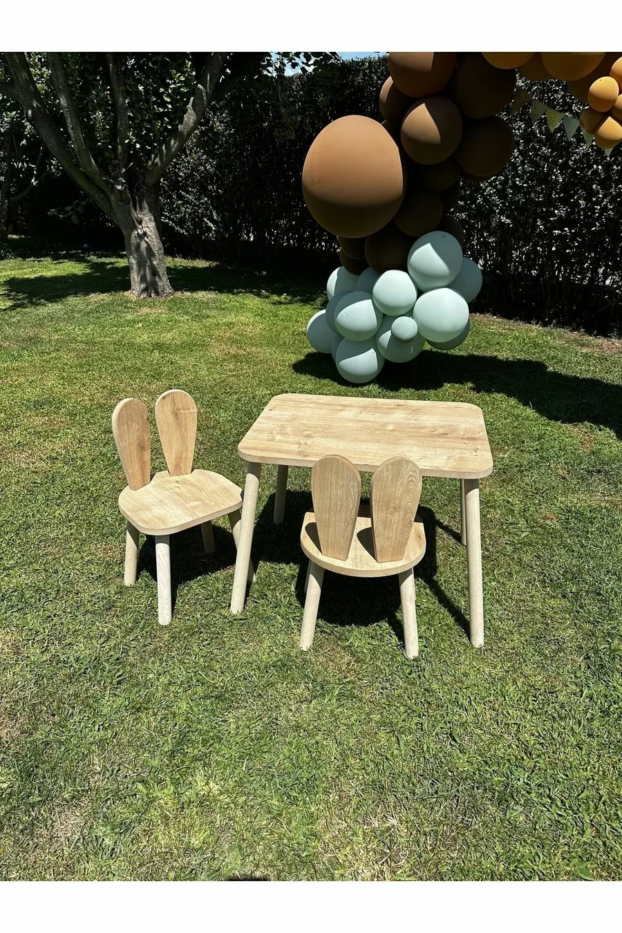 La table pour enfants et 2 chaises