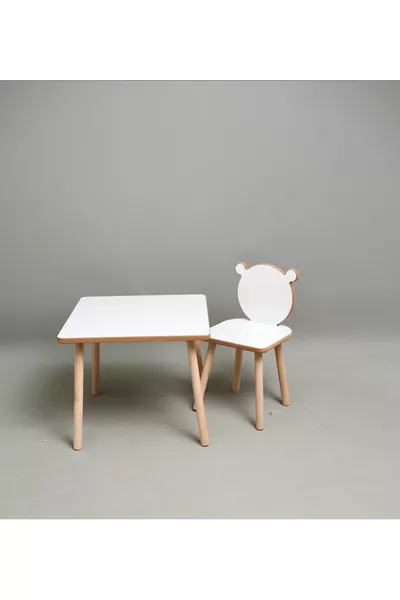 Children's Play Activity Table - Montessori Activity Table - Children's Study Table and Chair