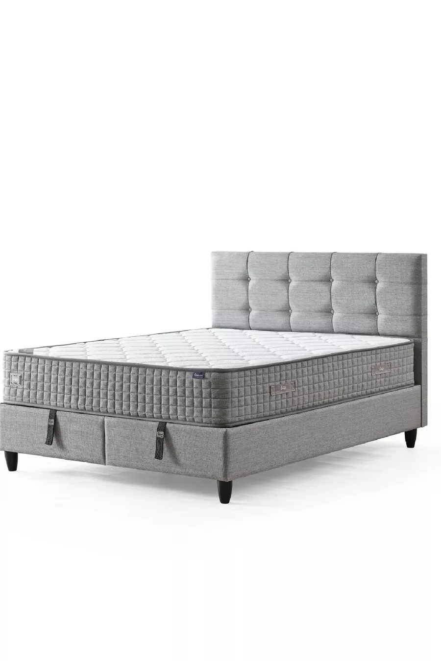 Modello Mimoza Letto Matrimoniale con Molle, Completamente Ortopedico e con Caratteristiche Antibatteriche