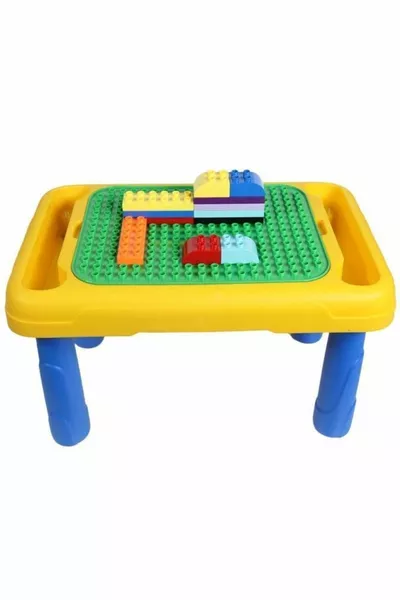 Blue Creative Bi-blocks Activity Table Modern 3+ Years 0 Polypropylene