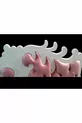 Bed Headboard Lacquered Wood CNC Engraved