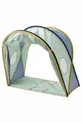 Adjustable width bed canopy, blue-green, Height: cm Width: // cm