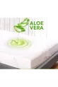Letto SLEEPNİCE OTTOMAN in tessuto con memory foam al visco e aloe vera cm, misura personalizzata, singolo o matrimoniale