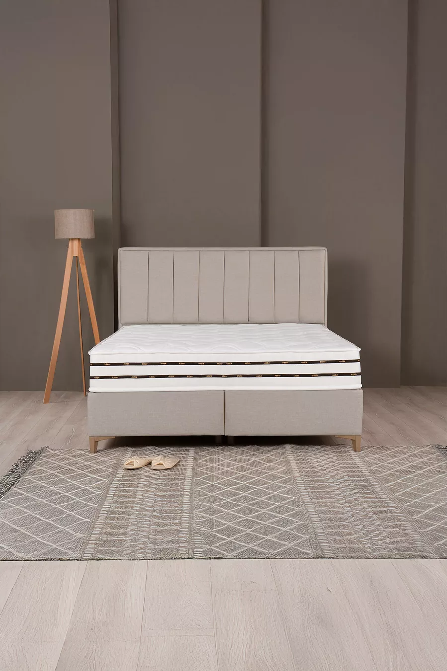 Comfort Luxus Sleepy Paket Federkernmatratze (Bettgestell und Kopfteil nicht enthalten)