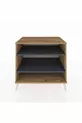 Commode Kronos 2 étagères Pin-Anthracite