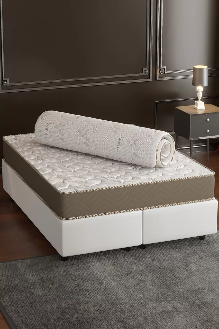 Bed pad, Full Orthopedic Bamboo Mattress Topper