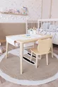 Table d'activité de jeu en bois avec chaise ourson en bois résistante à l'eau
