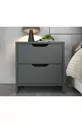 Efes 2-Drawer Anthracite Nightstand