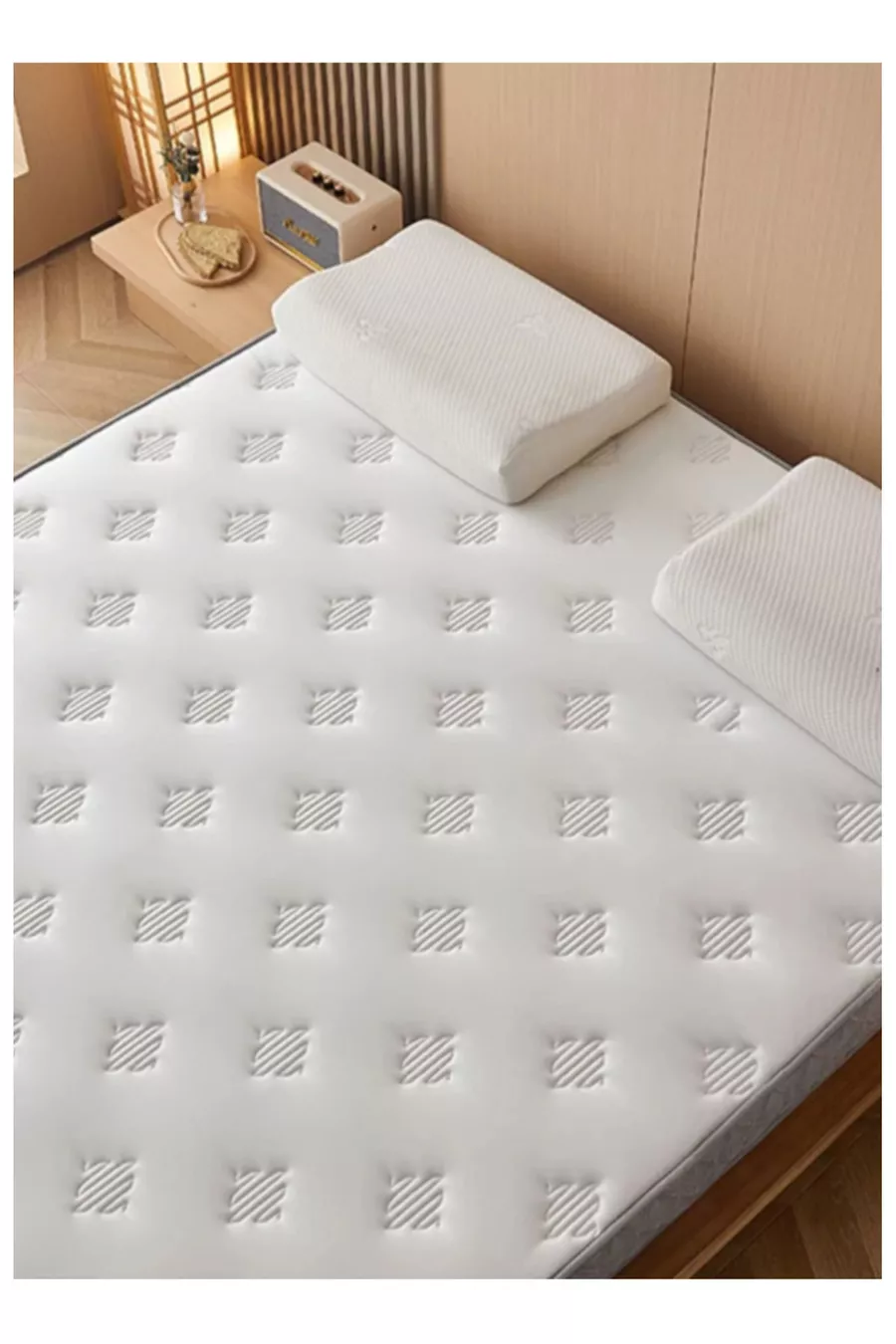 SLEEPNİCE Naturel Matras Topper Vloermatras Eenpersoons Tweepersoons Opvouwbaar Bed CM