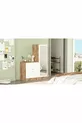 Commode miroir Nancy Armoire Pin-Blanc