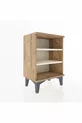 Arges Nachtkastje met 2 planken, dennen- en kalksteenkleur