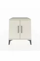 Тумбочка Kronos с 2 полками и 2 дверцами Лунный камень-Лунный камень