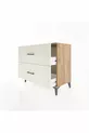 Commode Hyperion 2 tiroirs Pin-Ambre