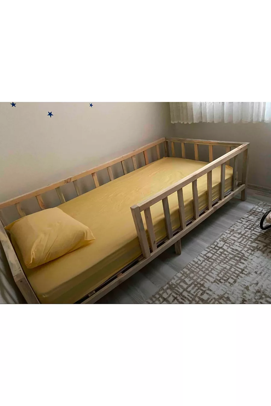 Bett Naturholz Kinderbett
