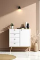 Commode Time / Armoire Multifonction / Commode à Tiroirs / Commode avec Porte / Commode à 4 Tiroirs