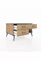 Commode Kronos 3 tiroirs Pin-Anthracite/Pin