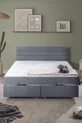 Sofia Set Letto Matrimoniale con Testiera Grigio