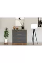 SET CAMERA DA LETTO METALA, GRIGIO ANTRACITE, 6 ANTE