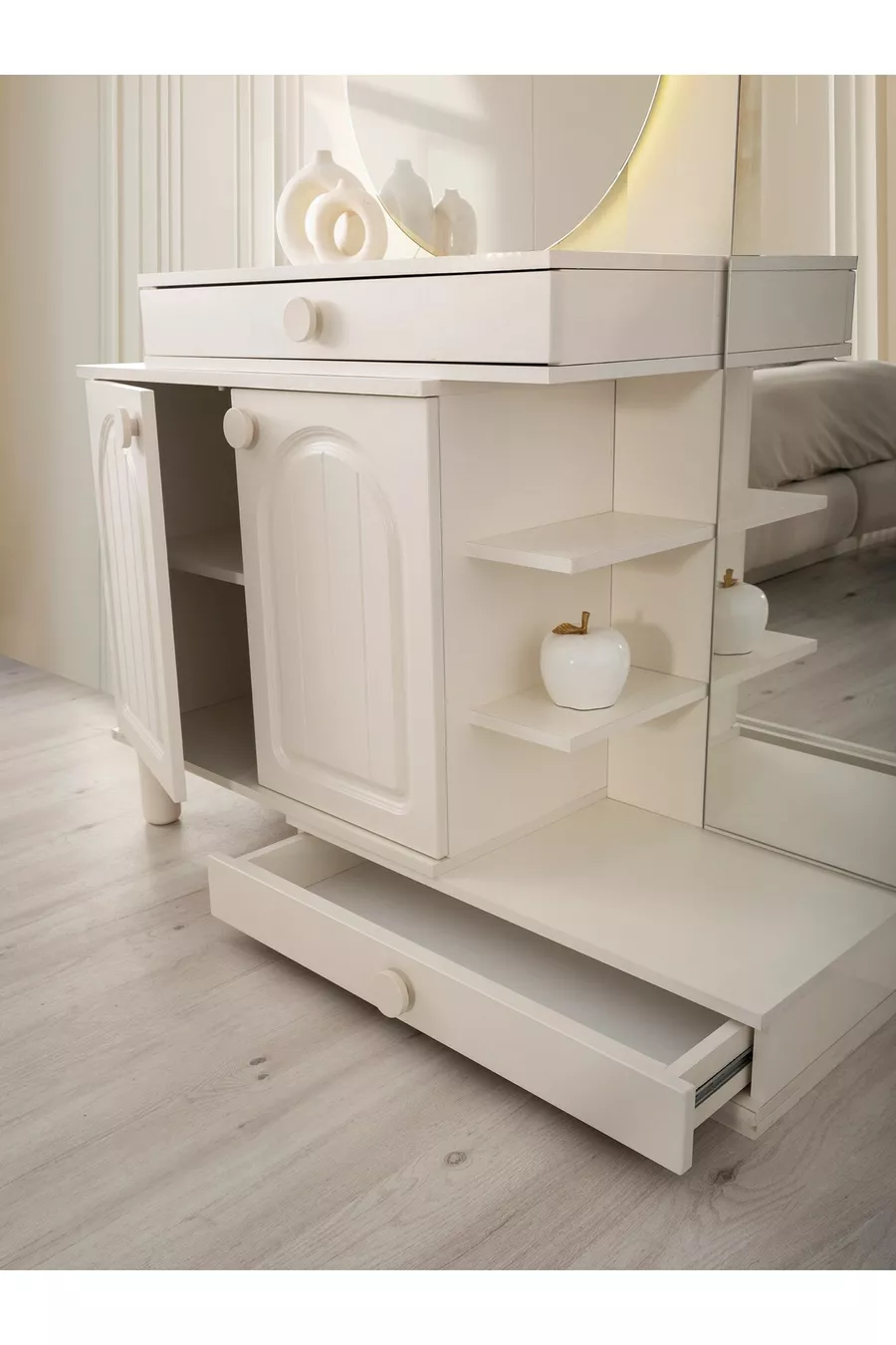 Ensemble de chambre à coucher Bakou en MDF