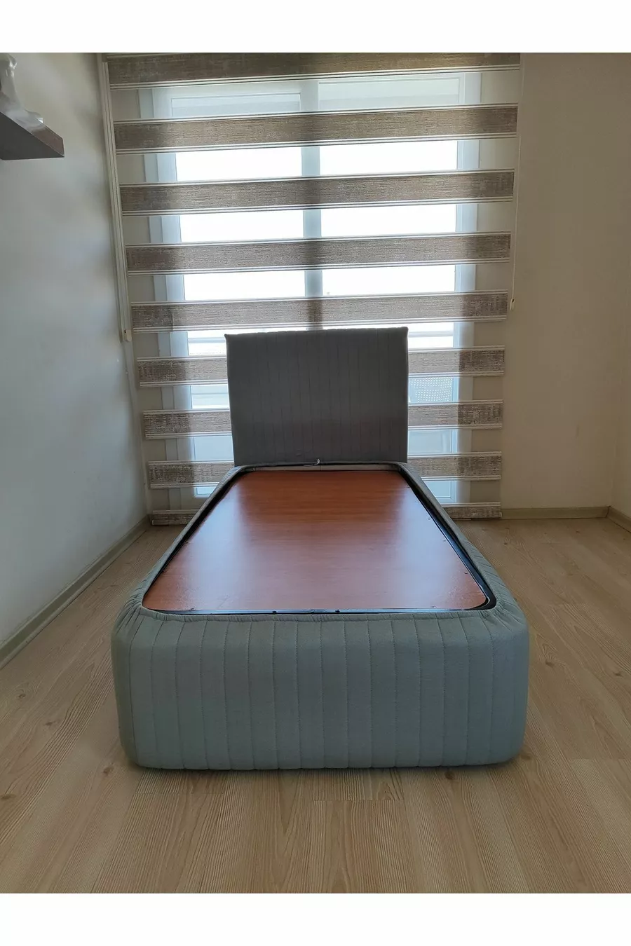 Design ENKELBED Sonnen Onderstel Rand HOES & Hoofdbord Hoes SET