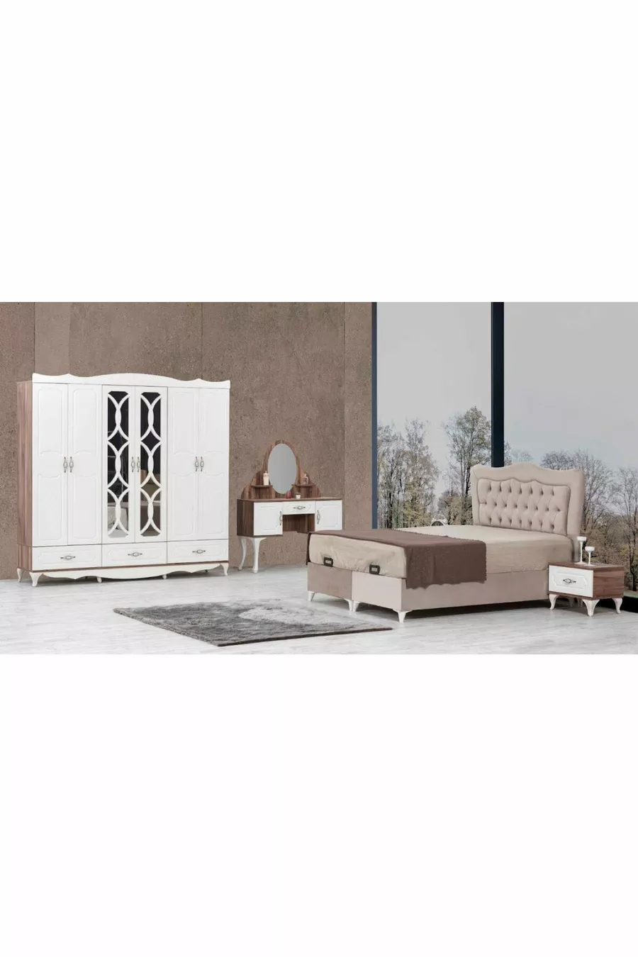 MDF Schlafzimmermöbel-Set