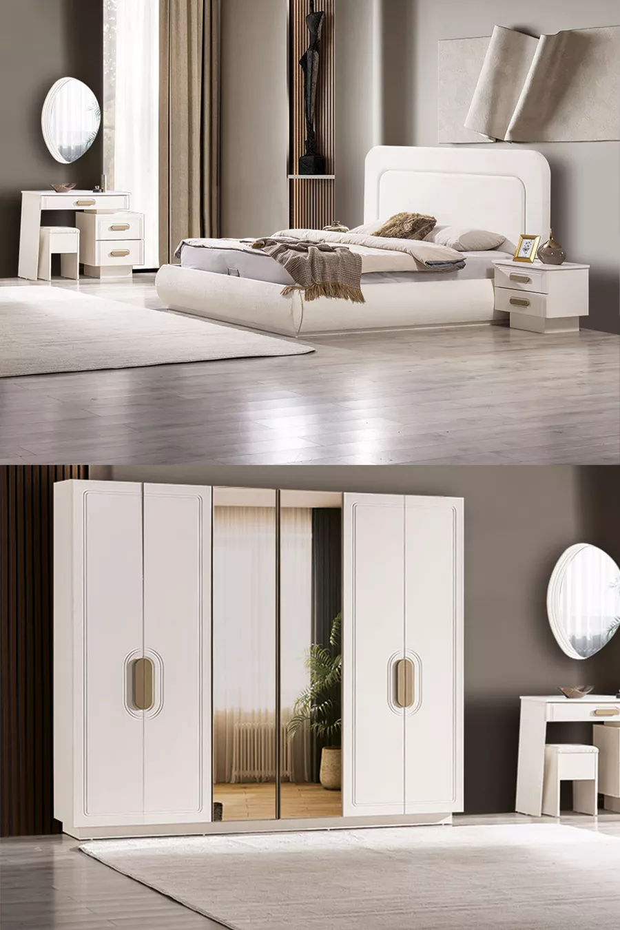 Nova 6-tlg. Schlafzimmer-Set mit Schrank
