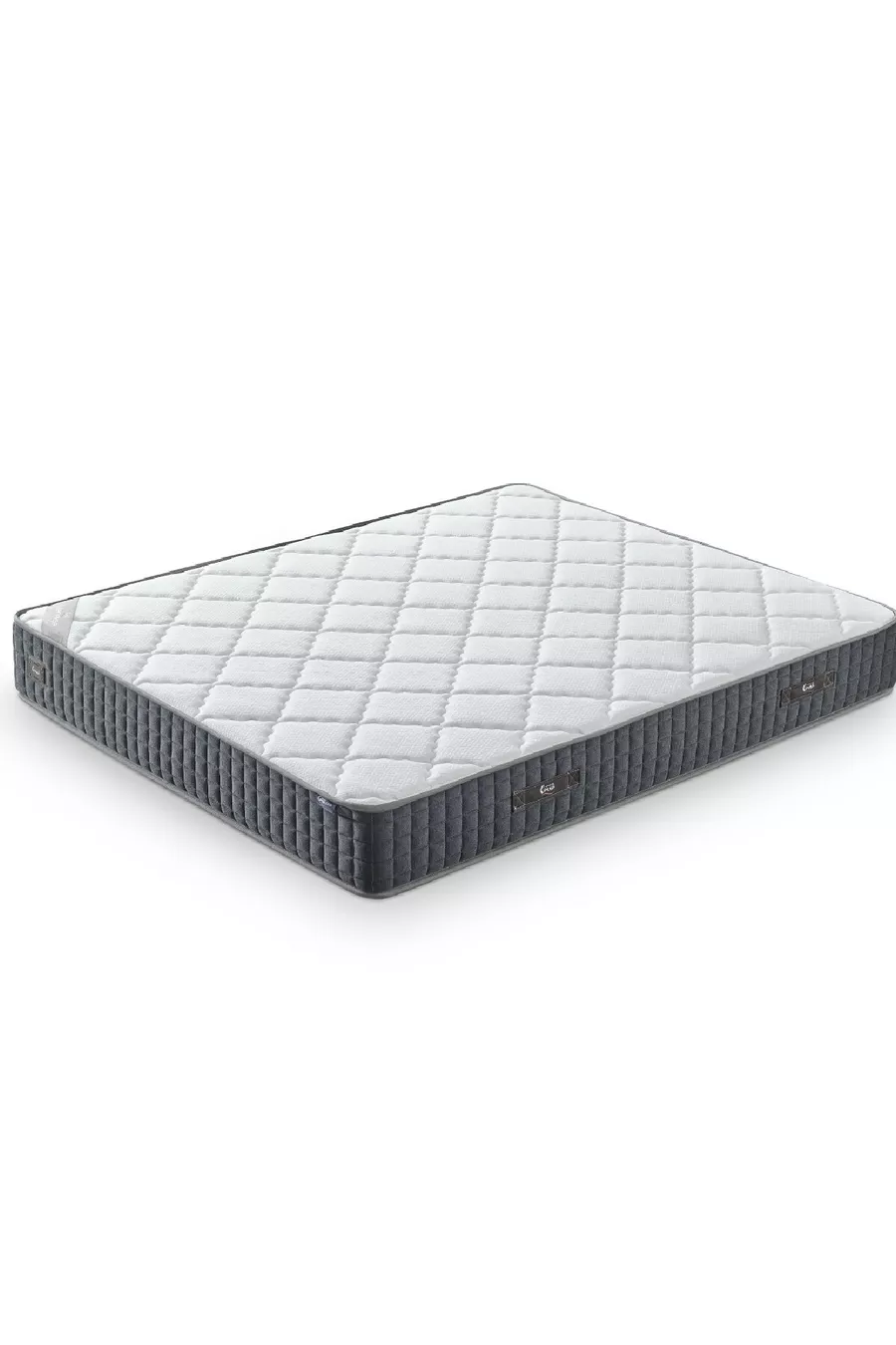 Ensemble Lit Double Antibactérien Orthopédique Complet avec Sommier et Tête de Lit Série Violette, Set de 3 pièces