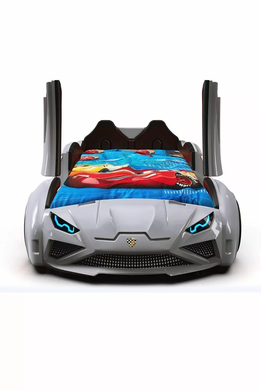 Supercarbeds - Lit Voiture - Extreme - Portes Ouvertes Vers le Haut - Blanc