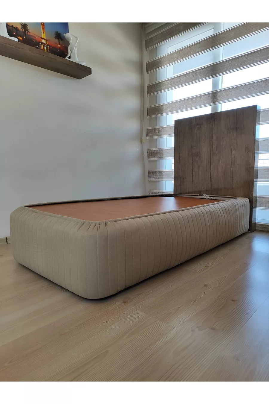 Design Sonne LEINEN Bettrahmenkante BEZUG