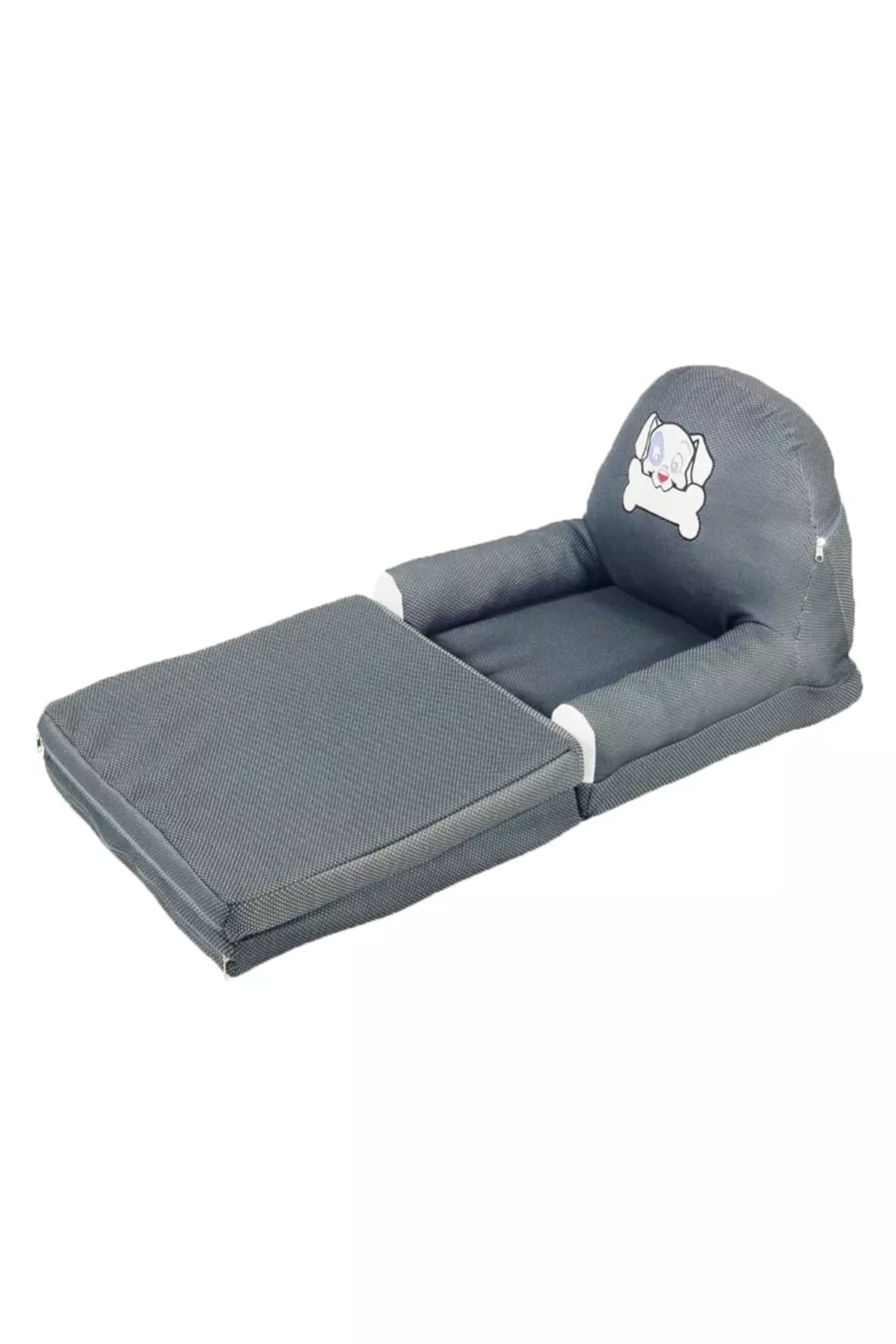 Faltbarer Kinder-Babystuhl Tragbares Bett Grau/Dalmatiner