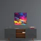Peinture sur verre éclat de couleur