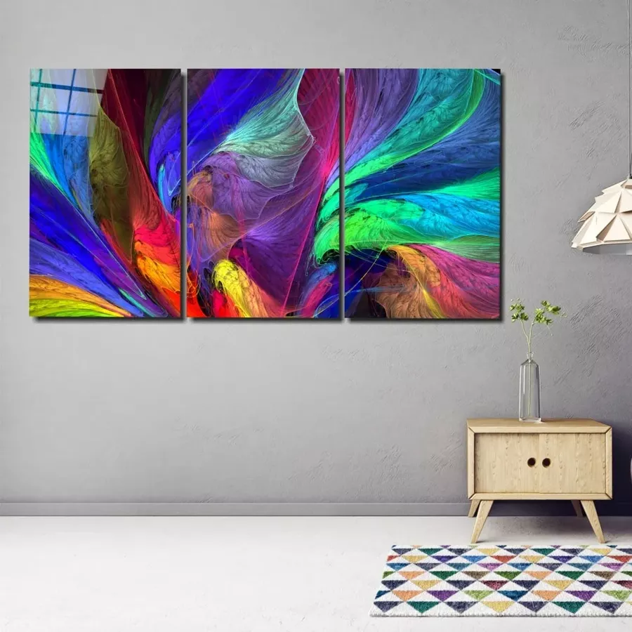 Peinture sur verre méga Danse des Couleurs