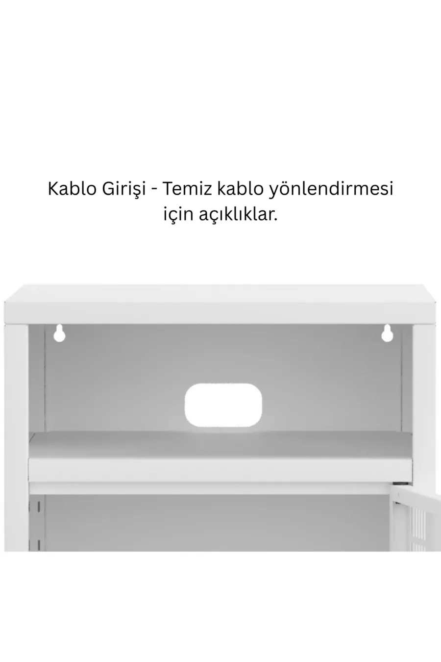 Pera Commode Étagère Ouverte, 5 x x cm - 9 Options de Couleurs Disponibles
