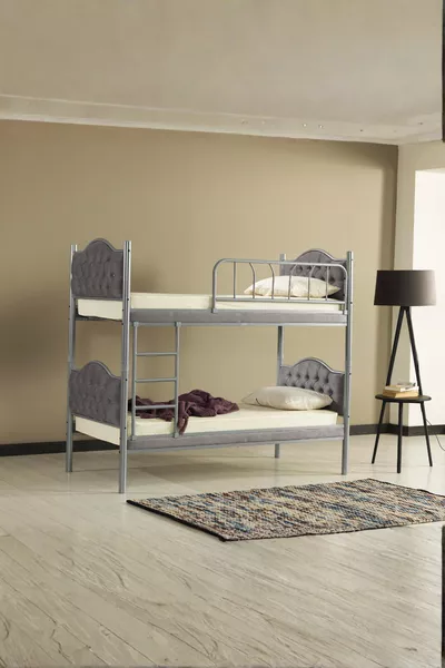 Melis Double Metal Bunk Bed and Bed Frame