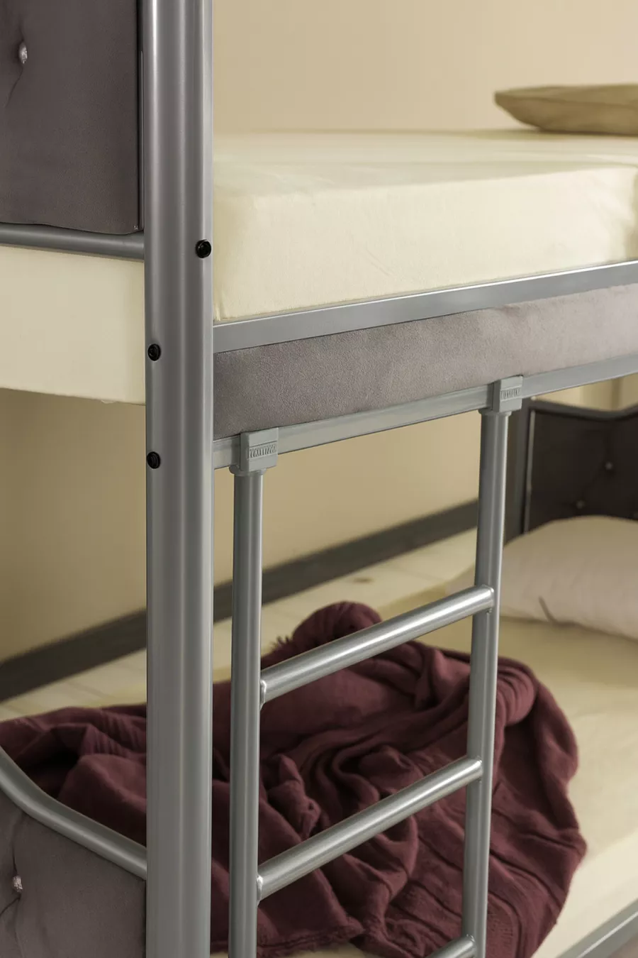 Melis Double Metal Bunk Bed and Bed Frame
