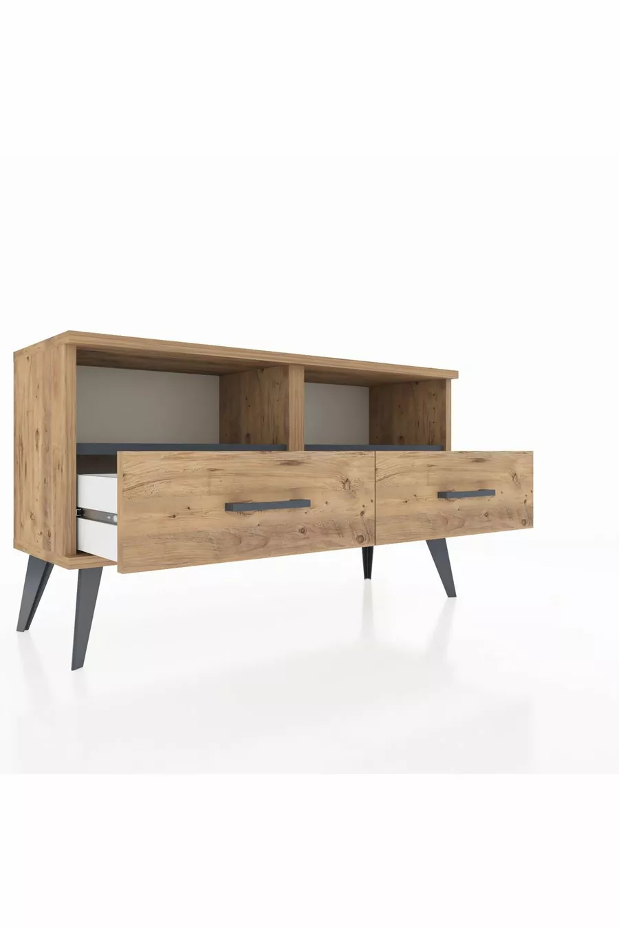 Arges Dressoir 2 Planken 2 Lades Den/Antraciet/Den