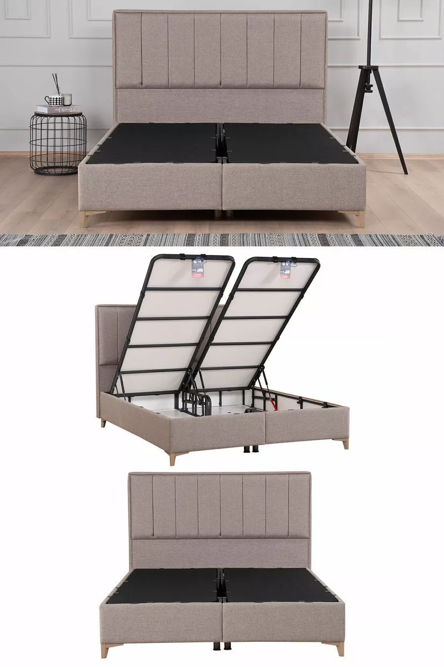 Thérapie à l'or Titre (Base et matelas non inclus)