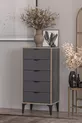 Arden 5-Schubladen-Kommode, Wäschekorb