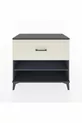Commode Hyperion à une étagère et un tiroir, anthracite-ardoise