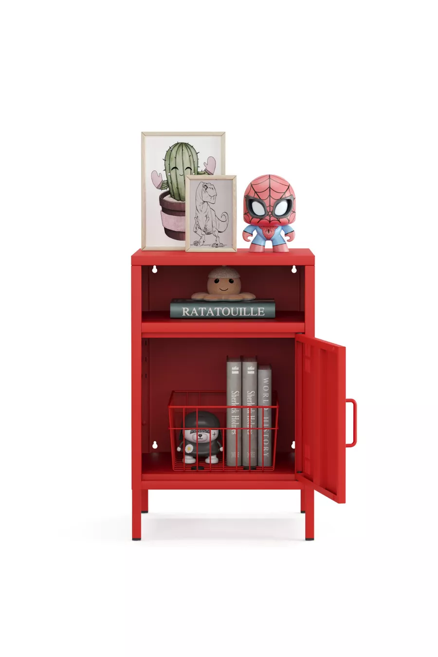 Pera Commode Étagère Ouverte, 5 x x cm - 9 Options de Couleurs Disponibles