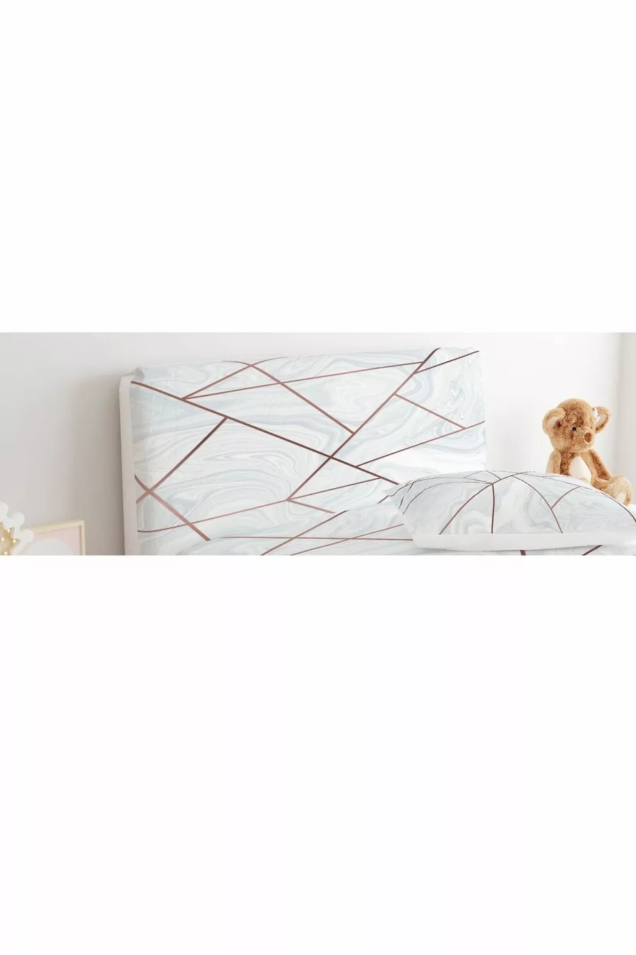 Bed Base Headboard Cover Mixed Stripes Decorative Pattern