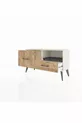 Arges Dressoir Enkelplank 2 Lade Agaat-Antraciet/Den