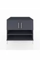 Kronos Dresser 3 Shelves 2 Doors Anthracite-Anthracite