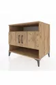 Commode Kronos 3 étagères 2 portes Pin-Pin