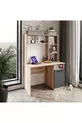 Ensemble de chambre d'enfant Izmir entièrement en MDF Flora et anthracite