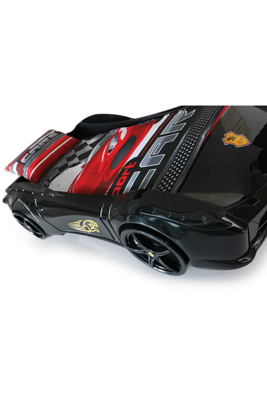Bed in de vorm van een auto Ferrari Farinay Istanbul, Kinderkamerkast en Autobed