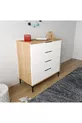 Commode blanche ADEN à 4 tiroirs